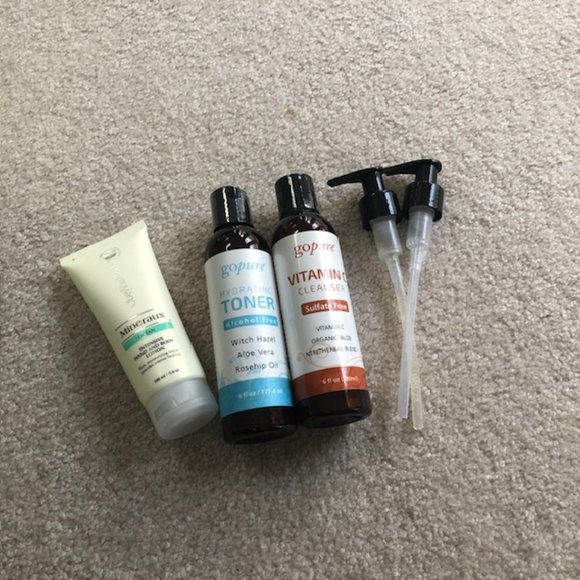 Go PureToner and Vitamin C cleanser 6 fl ounces each Obey your body lotion 3.4 o - Picture 1 of 1